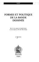 Cover of: Formes et politique de la bande dessinée by Jan Baetens