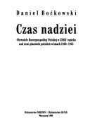 Cover of: Czas nadziei by Daniel Boćkowski