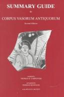 Cover of: Summary guide to Corpus vasorum antiquorum by Thomas H. Carpenter