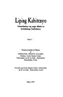Cover of: Liping Kabitenyo: talambuhay ng mga kilala at di-kilalang Kabitenyo