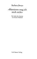 Cover of: Blamieren mag ich mich nicht: das Leben der Annette von Droste-Hülshoff