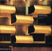 Cover of: Royal Festival Hall: London County Council, Leslie Martin and Peter Moro (Architecture in Detail)