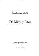 Cover of: De mitos y ritos
