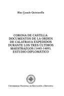 Cover of: Corona de Castilla by Blas Casado Quintanilla