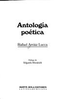 Cover of: Antología poética