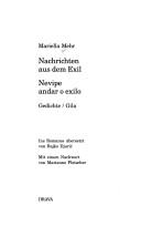 Cover of: Nachrichten aus dem Exil: Gedichte = Nevipe andar o exilo : gila