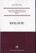 Cover of: Geschichte der Mathematik und der Naturwissenschaften in der Antike