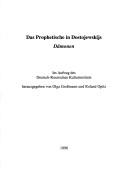 Cover of: Das Prophetische in Dostojewskijs Dämonen