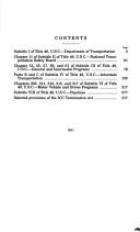 Cover of: Compilation of selected surface transportation laws: Title 23, U.S.C.--Highways ...