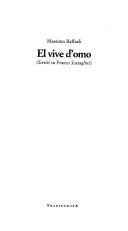 Cover of: El vive d'omo by Massimo Raffaeli