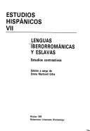 Cover of: Lenguas iberorrománicas y eslavas: estudios contrastivos