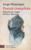 Cover of: Poesía completa by Manrique, Jorge