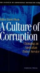 Cover of: A culture of corruption: changing an Australian Police Service
