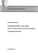 Cover of: Johannes Pohl (1904-1960): Judaist und Bibliothekar im Dienste Rosenbergs : eine biographische Dokumentation