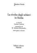 Cover of: La rivolta degli schiavi in Sicilia by Diodorus Siculus