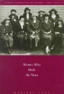 Cover of: Women who made the news by Marjory Louise Lang