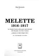 Cover of: Melette, 1916-1917 by Bepi Boccardo