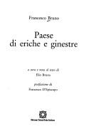 Cover of: Paese di eriche e ginestre: [romanzo]