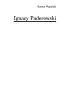 Cover of: Ignacy Paderewski