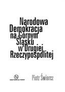 Cover of: Narodowa Demokracja na Górnym Śląsku w Drugiej Rzeczypospolitej