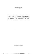 Cover of: Trittico montaliano: "In limine," "Il balcone," "Il tu"