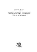 Cover of: In un destino di verità: ipotesi su Sciascia