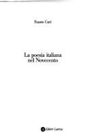 Cover of: La poesia italiana nel Novecento