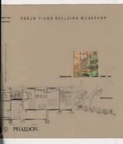 Cover of: Renzo Piano Building Workshop by Peter Buchanan