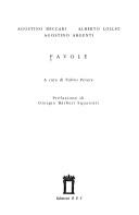 Cover of: Favole