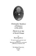 Cover of: Christopher Sandison of Eshaness (1781-1870): diarist in an age of social change