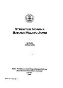 Struktur nomina bahasa Melayu Jambi by Arifudin.