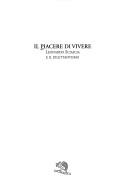 Cover of: Il Piacere di vivere: Leonardo Sciascia e il dilettantismo