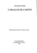 Cover of: Caballos de cartón