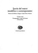Cover of: Storia del teatro moderno e contemporaneo