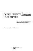 Cover of: Quasi niente, una pietra by Enrico Cerasi