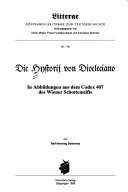 Cover of: Die Hystorij von Diocleciano: in Abbildungen aus dem Codex 407 des Wiener Schottenstifts