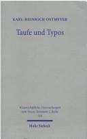 Taufe und Typos by Karl-Heinrich Ostmeyer
