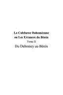 Cover of: La calebasse dahoméenne, ou, Les errances du Bénin