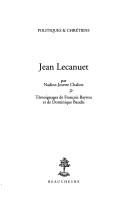 Cover of: Jean Lecanuet