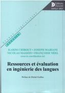 Ressources et évaluation en ingénierie des langues
