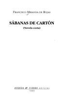 Cover of: Sábanas de cartón: novela corta