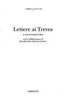 Lettere ai Treves by Gabriele D'Annunzio