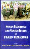 Cover of: Human resources and gender issues in poverty eradication