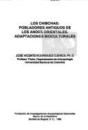 Cover of: Los chibchas, pobladores antiguos de los Andes orientales: adaptaciones bioculturales