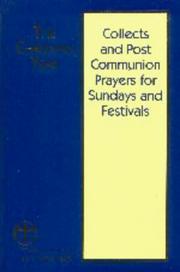 Cover of: Collects and Post Communion Prayers for Sundays and Festivals (Christian Year)