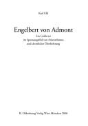 Cover of: Engelbert von Admont by Karl Ubl