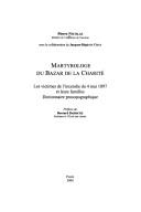 Cover of: Martyrologe du Bazar de la charité by Nicolas, Pierre