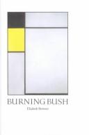 Cover of: Burning bush by Elizabeth W. Brewster