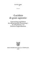 Lucidaire de grant sapientie by Monika Türk