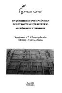 Cover of: Un quartier du port phénicien de Beyrouth au Fer III - Perse by Josette Elayi